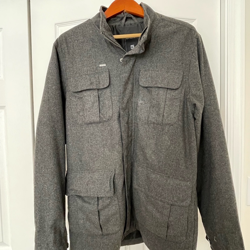 O'Neill Men’s Charcoal Military Field Jacket